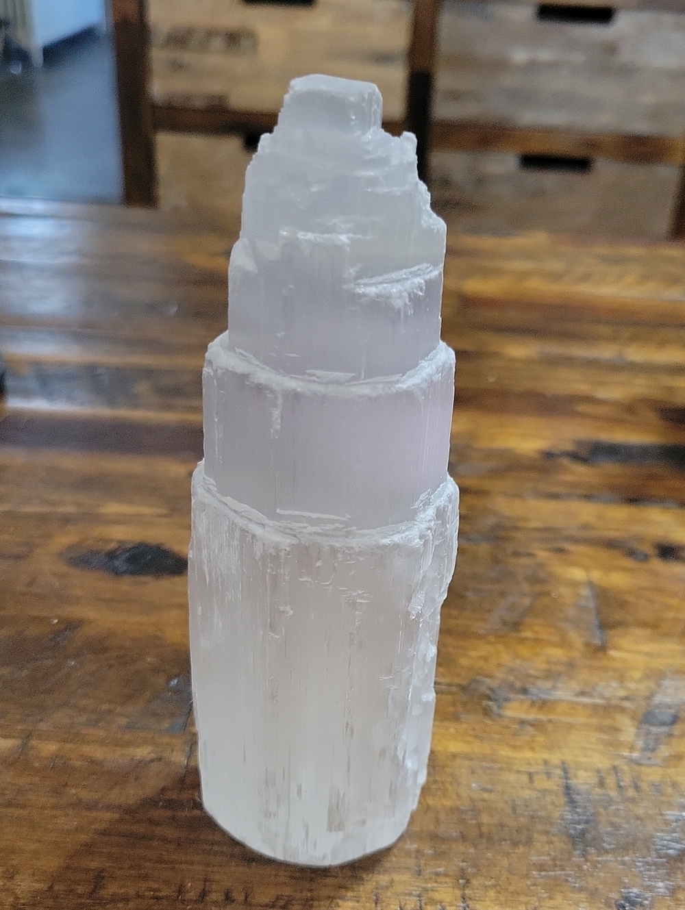 Tower Crystal Satin Spar Castle